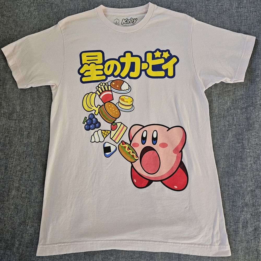 4 X $15. 100% Cotton Nintendo Kirby Graphic Tee - Pink